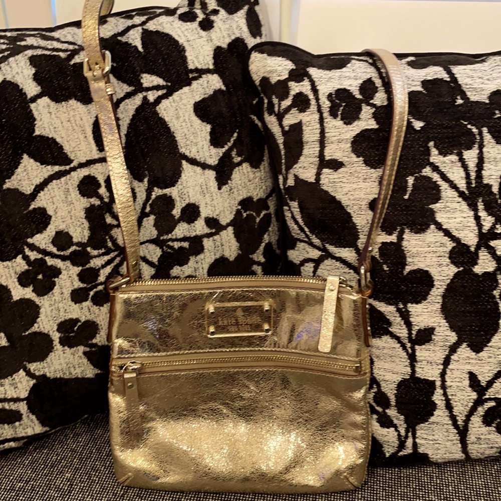 Kate Spade Gold Crossbody Bag